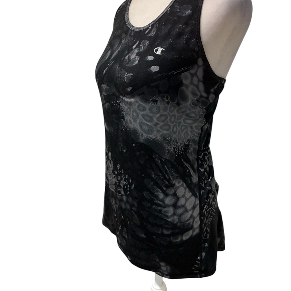 Champion Power Flex Women's Black and Gray Tank Top Excellent Condition Size L